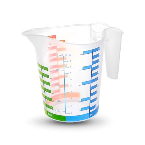 Ölçü Kabı Dereceli Renkli 1000 Ml