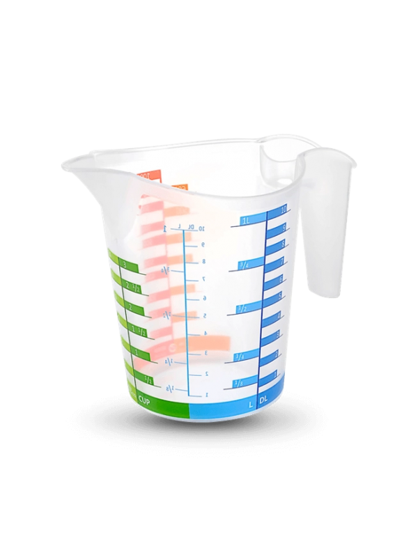 Ölçü Kabı Dereceli Renkli 1000 Ml&hellip;