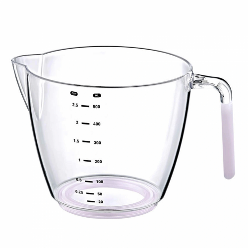 Ölçü Ve Hamur Kabı 500 Ml - Silikon Sap Ölçü Ve Hamur Kabı 500 Ml - Silikon Sap