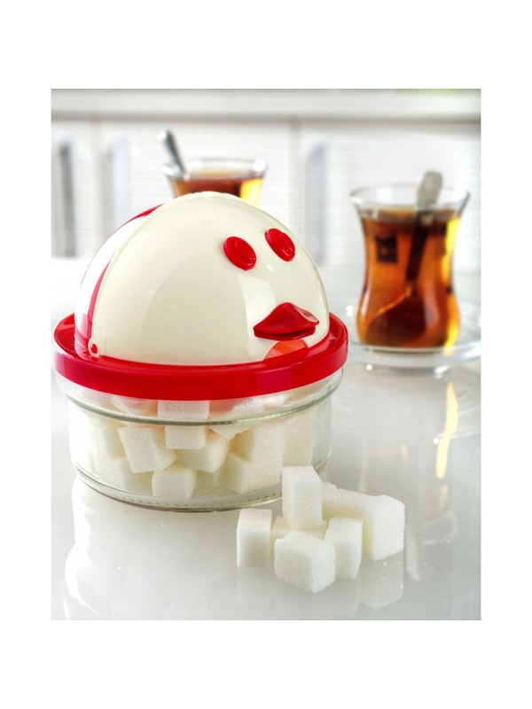 Ördek Figürlü Cam Şekerlik 420 Ml… Ördek Figürlü Cam Şekerlik 420 Ml…