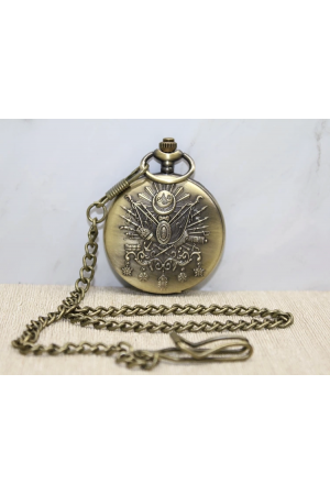 Osmanlı Devlet Arması Köstekli Saat Alk3983&hellip;