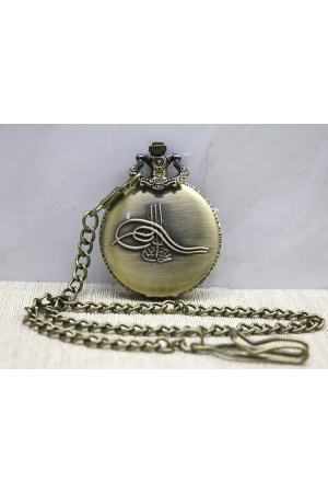 Osmanlı Tuğralı Köstekli Saat Alk3981&hellip;