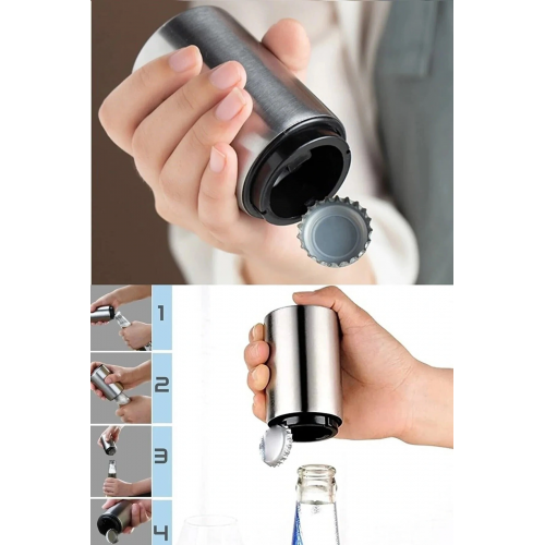 Otomatik Açacak - Otomatik Basmalı Şişe Kapak Açacağı Otomatik Açacak - Otomatik Basmalı Şişe Kapak Açacağı