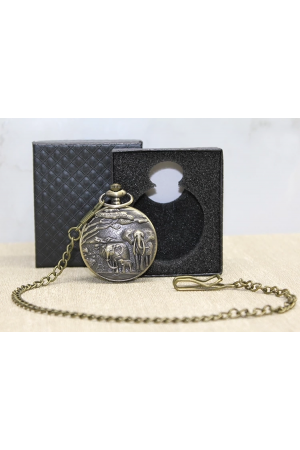 Özel Kutulu Antik Filli Köstekli Saat Alk4676&hellip;