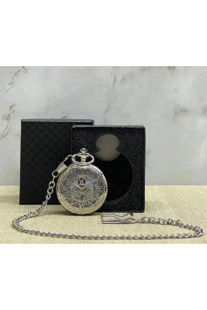 Özel Kutulu Gümüş Köstekli Saat Alk4672&hellip;