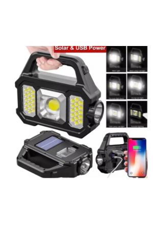 P-880a Solar Powerbanklı Şarjlı Taşınabilir Güçlü Fener&hellip;