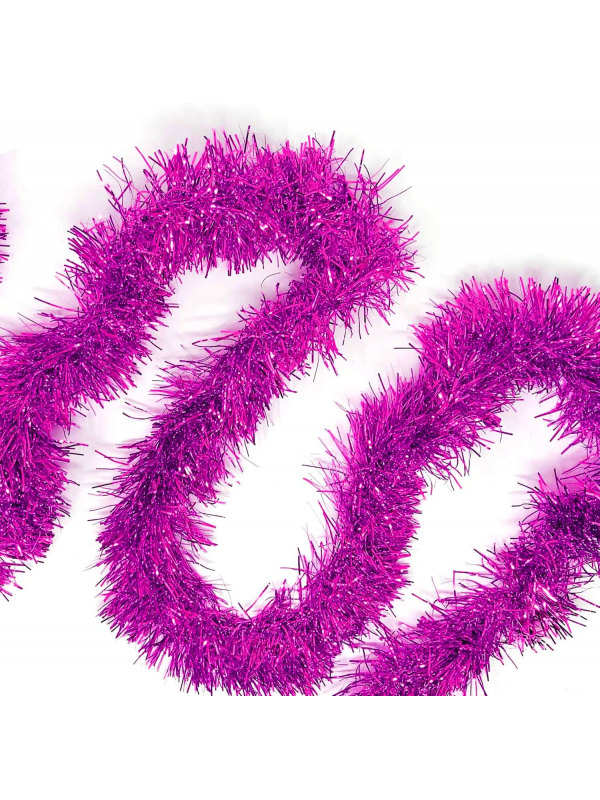 Parti İçin Mega Kalın Sim Süs 2 Metre Uzunluk 10 Cm Genişlik Fuşya �&hellip;