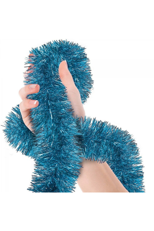 Parti İçin Sim Süs 2 Metre Uzunluk 8 Cm Genişlik Açık Mavi Renk İth&hellip;