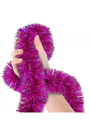 Parti İçin Sim Süs 2 Metre Uzunluk 8 Cm Genişlik Fuşya Renk İthal&hellip;