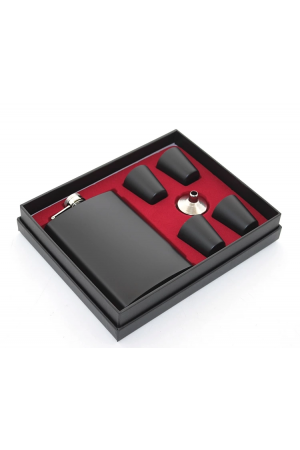 Paslanmaz Çelik 4 Shot Bardaklı Matara Seti Alk2669…