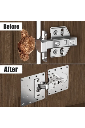 Paslanmaz Çelik Menteşe Onarım Plakası&hellip;