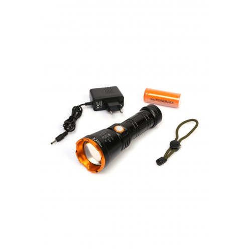 Pd-6682 1000 Lümen 15 Watt Profesyonel Şarjlı El Feneri