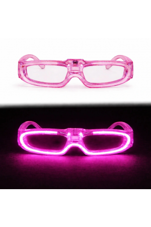 Pembe Led Işıklı Parti Gözlüğü 3 Modlu – Glow & Gece Eğlence&hellip;