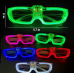 Pembe Led Işıklı Parti Gözlüğü 3 Modlu – Glow & Gece Eğlence Gözlüğü