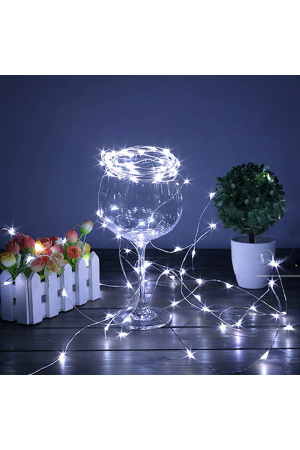 Peri Led Işık 10  Metre Beyaz Dekor Lambası 100 Ledli…