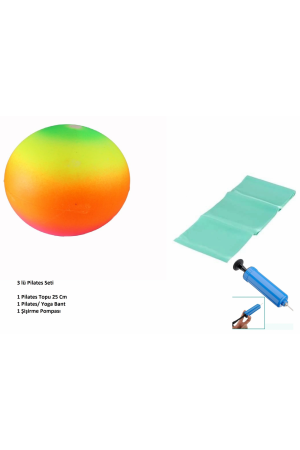 Pilates Seti - Top - Pompa - Bant…