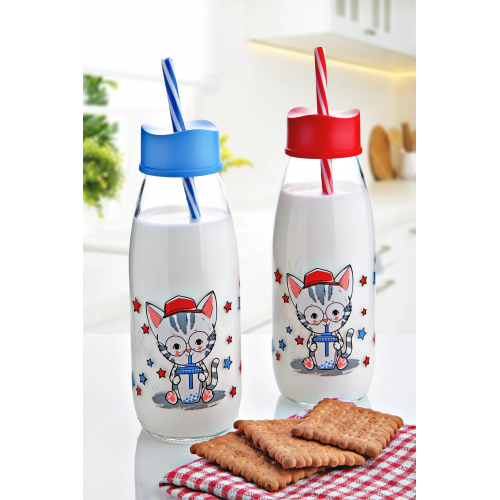 Pipetli Su Ve Süt Şişesi Cam 250 Ml Pipetli Su Ve Süt Şişesi Cam 250 Ml