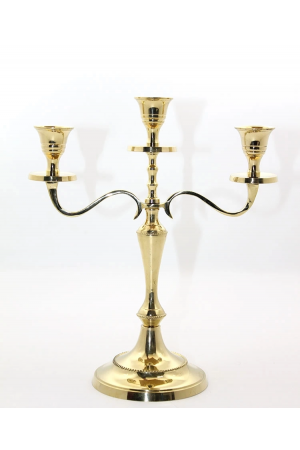 Pirinç 3'lü Şamdan 4612&hellip;