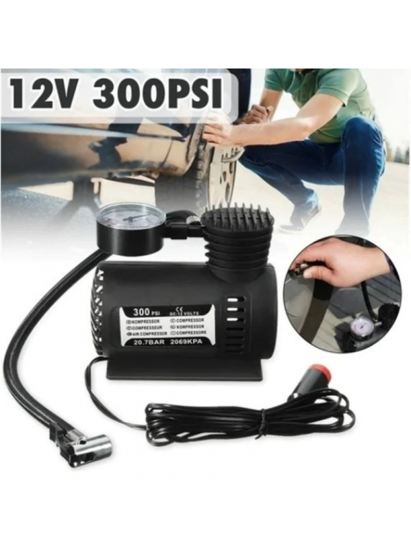 Plastik Gövdeli Siyah Mini Hava Kompresörü&hellip;