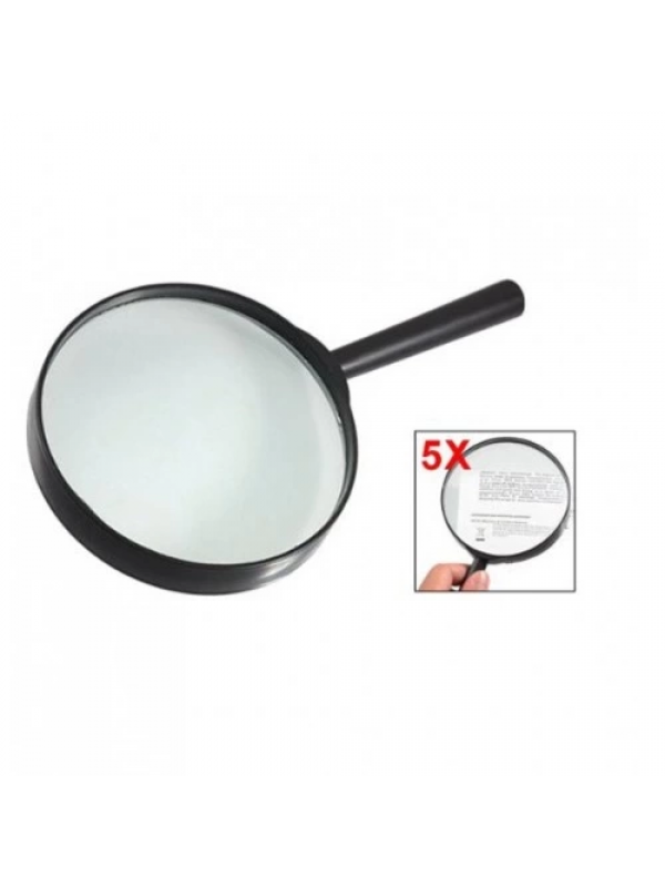 Plastik Siyah Yuvarlak Kolu 100mm Dia Büyüteç 5x Büyüteç&hellip;