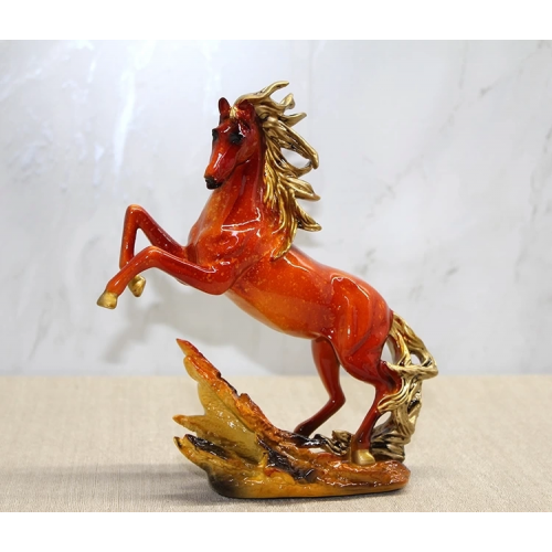 Polyester Şahlanmış At Figürü Alk4589 Polyester Şahlanmış At Figürü Alk4589