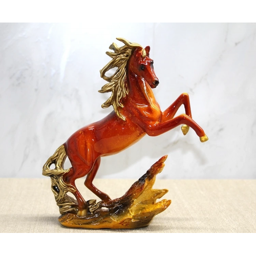 Polyester Şahlanmış At Figürü Alk4590 Polyester Şahlanmış At Figürü Alk4590