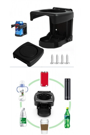 Portatif Katlanabilir Oto Bardak Tutucu Araç Bardaklığı&hellip;