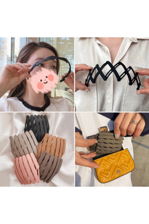 Portatif Katlanabilir Saç Tacı Saç Tokası… Portatif Katlanabilir Saç Tacı Saç Tokası…