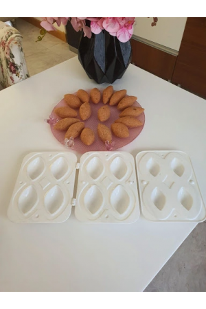 Pratik İçli Köfte - Dolgulu Kurabiye Yapma Aparatı 3 Parça&hellip;