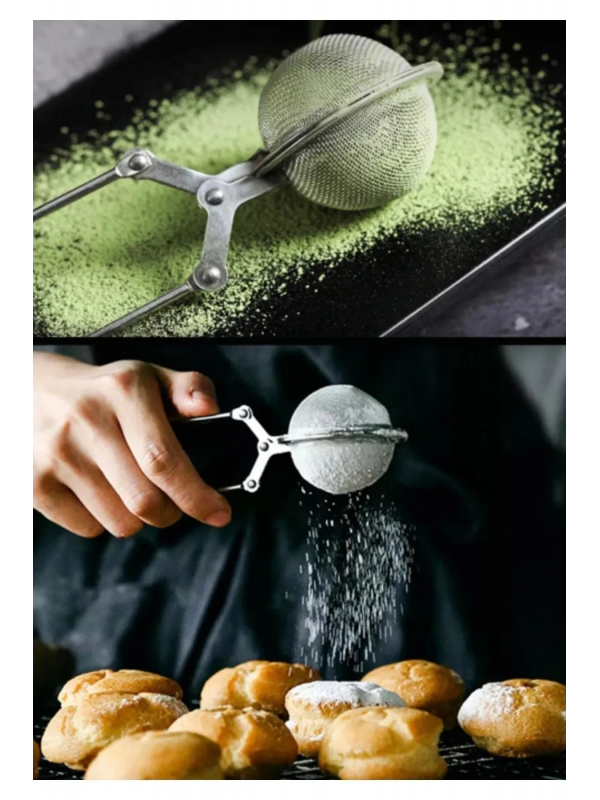 Pratik Paslanmaz Çelik Un Kakao Pudra Şekeri Eleği -maşalı Bitki Çay&hellip;