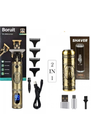 Pro 2 İn 1 Vintage Traş Makinesi Şarjlı Dijital Göstergeli Alimin…