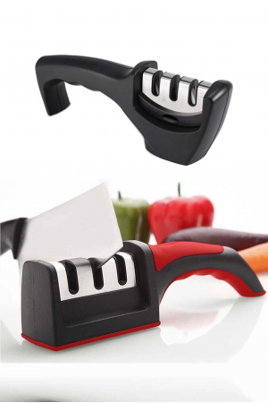 Profesyonel Bıçak Bileyici 3 Açılı Elmas Seramik Tungsten Çelik El B&hellip;