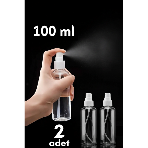 Püskürtücü Boş Sprey Şişe 100 Ml 2 Adet