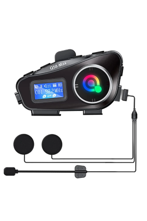 Q58-max Radyolu 2 Kişi Bağlantılı Bluetooth Kask Kulaklık Ekranl…