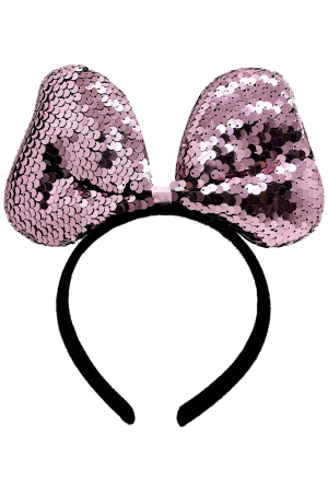 Renk Değiştiren Pullu Payetli Fiyonk Parti Tacı Pembe Gümüş Renk 20x&hellip;