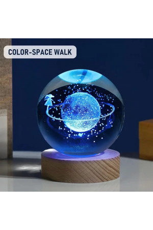 Renk Değiştiren Satürnlü Kız Cam Küre&hellip;