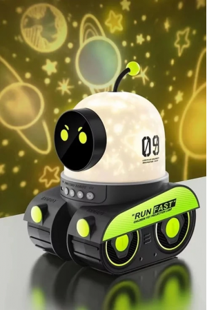 Robot Projeksiyon Gece Lambası Hoparlörlü Şarjlı Yıldızlı Gökyüz&hellip;