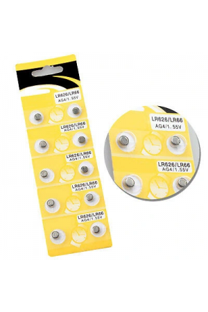Saat Pili - Düğme Pil 10lu Paket Lr626-lr66 Ag4-1.55v…