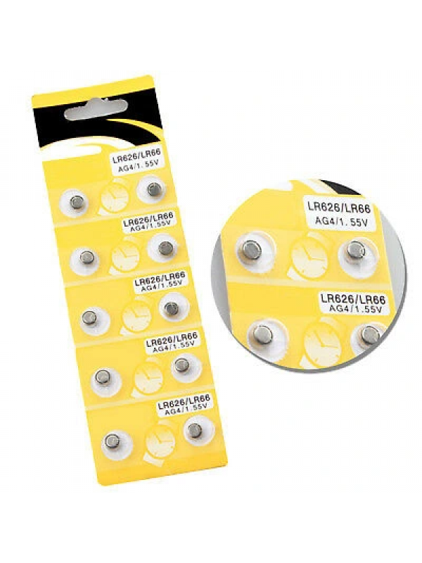 Saat Pili - Düğme Pil 10lu Paket Lr626-lr66 Ag4-1.55v&hellip;