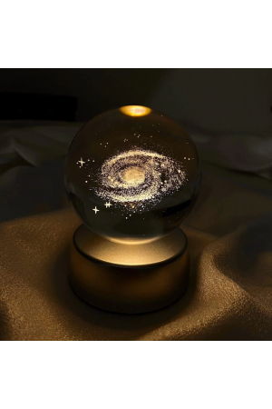 Samanyolu Plastik Altlıklı Işıklı Cam Küre 6cm&hellip;