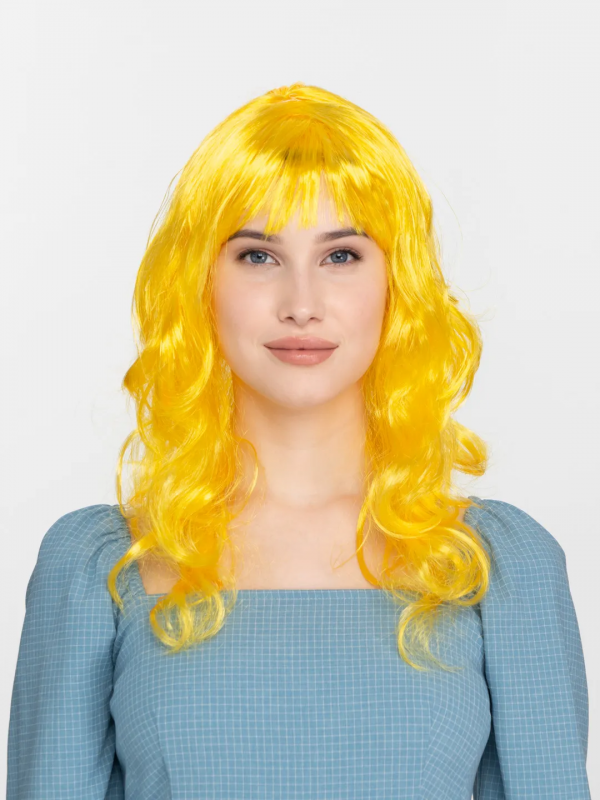 Sarı Renk Uzun Dalgalı Parti Peruğu&hellip;