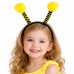 Sarı Siyah Arı Antenli Taç - Çocuk Arı Tacı Mega Ponponlu Sarı Siyah Arı Antenli Taç - Çocuk Arı Tacı Mega Ponponlu