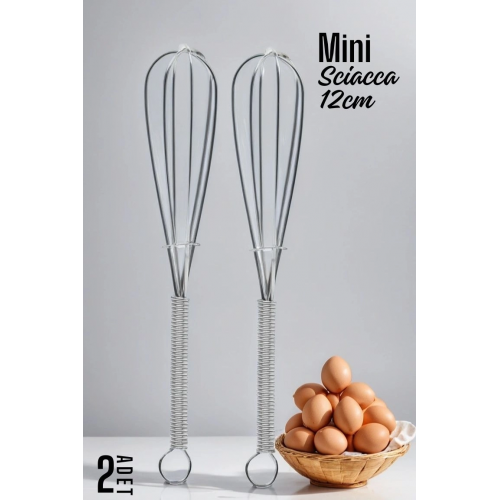 Sciacca Mini Çırpıcı Çelik 2 Adet