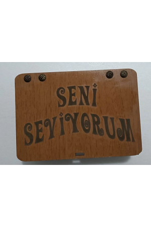 Seni Seviyorum Ahşap Hediye Kutusu Sevgiliye Hediye… Seni Seviyorum Ahşap Hediye Kutusu Sevgiliye Hediye…