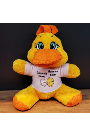 Sevimli Canım Da Canım Balım Da Balım Tasarımlı Peluş Civciv Oyunca&hellip;