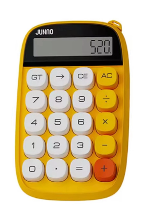 Sevimli Kare Tuşlu 10 Haneli Ldc Ekran Hesap Makinası Sarı… Sevimli Kare Tuşlu 10 Haneli Ldc Ekran Hesap Makinası Sarı…