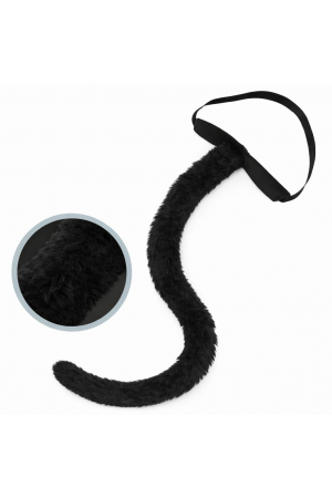 Siyah Peluş Kuyruk Şekil Verilebilir 70 Cm&hellip;