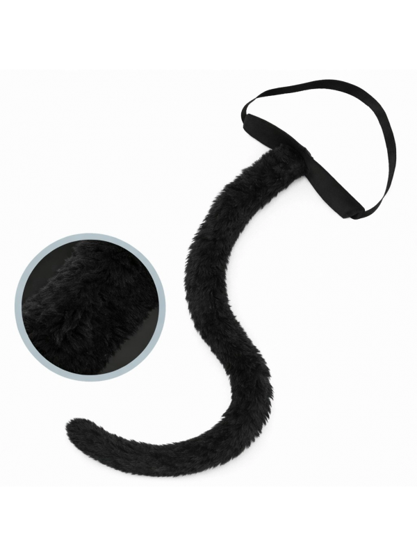 Siyah Peluş Kuyruk Şekil Verilebilir 70 Cm… Siyah Peluş Kuyruk Şekil Verilebilir 70 Cm…