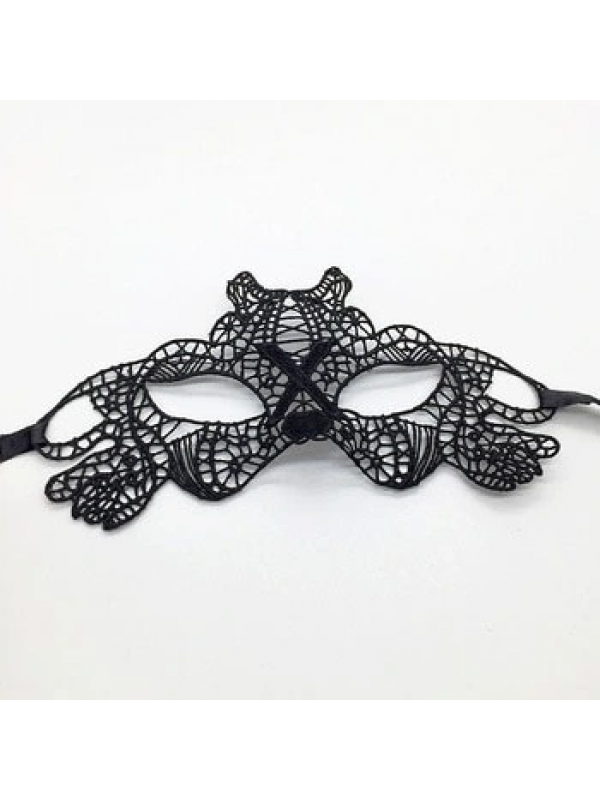 Siyah Renk Dantel Kesim Dantel İşlemeli Balo Parti Maskesi 11 No… Siyah Renk Dantel Kesim Dantel İşlemeli Balo Parti Maskesi 11 No…