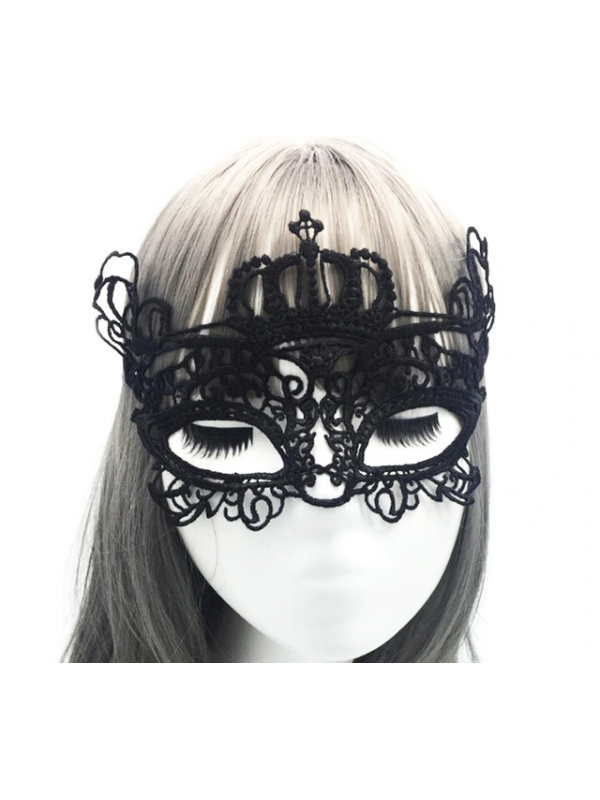 Siyah Renk Dantel Kesim Dantel İşlemeli Balo Parti Maskesi 9 No… Siyah Renk Dantel Kesim Dantel İşlemeli Balo Parti Maskesi 9 No…